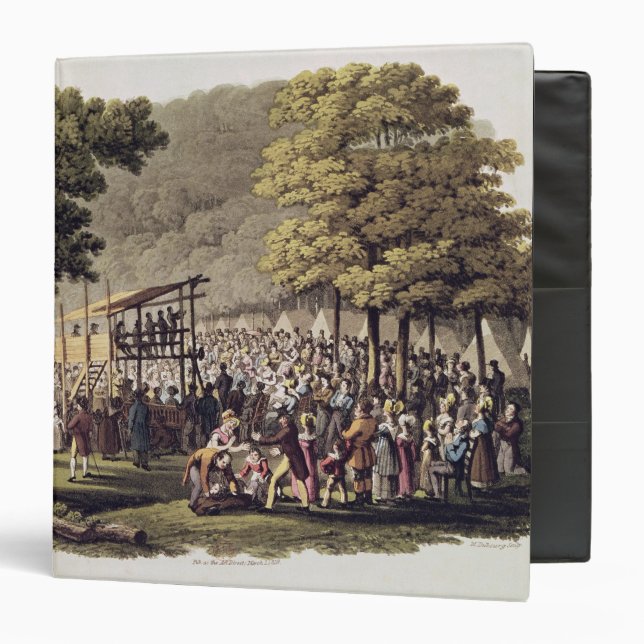 Camp Meeting of the Methodists in North Binder (Front/Inside)
