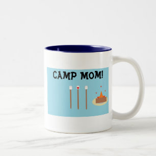Camp Mom! Two-Tone Coffee Mug