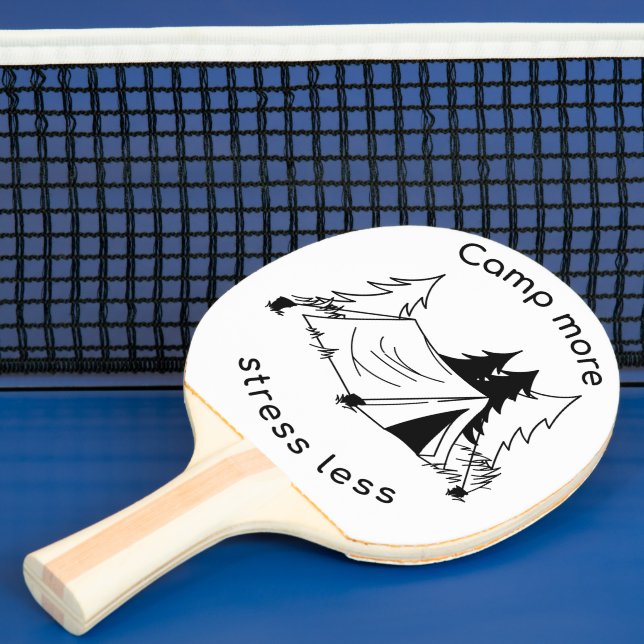 Camp more stress less  ping pong paddle (Insitu)