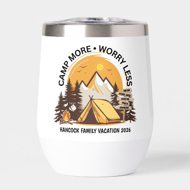 Camp More Worry Less Camp (Front)