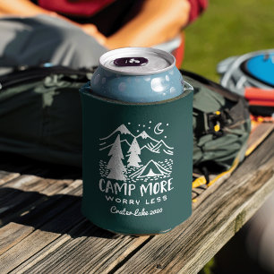 Camp More, Worry Less   Custom Camping Can Cooler