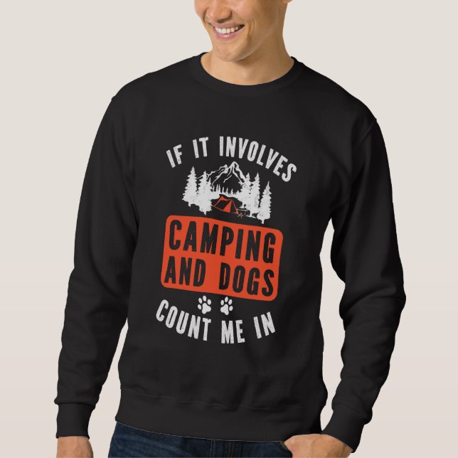 Camp More Worry Less Nature And Camping Sweatshirt (Front)