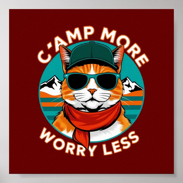Camp More Worry Less Poster (Front)