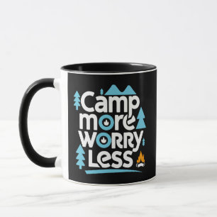 Camp More Worry Less, summer Camp  Mug