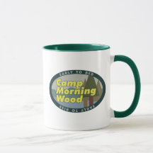 Camp Morning Wood drinkware