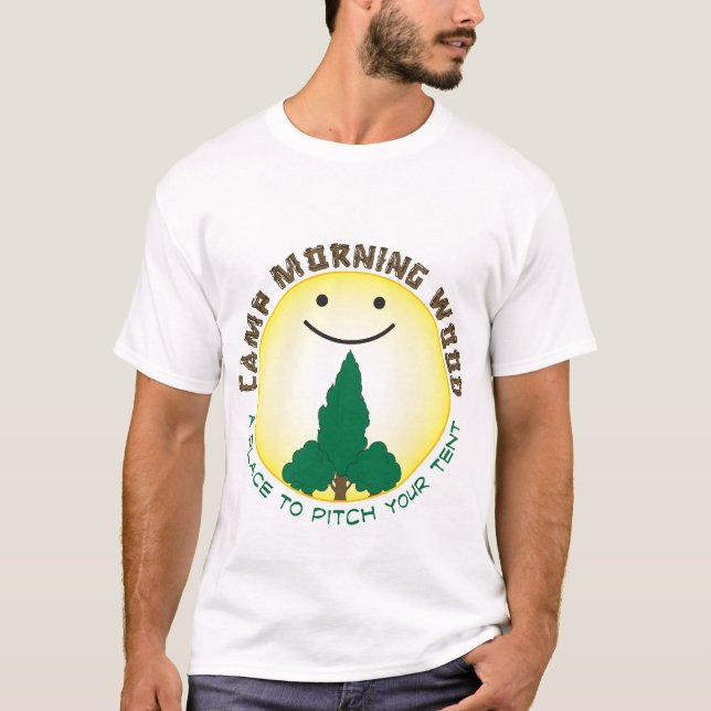 Camp Morning Wood T-Shirt (Front)