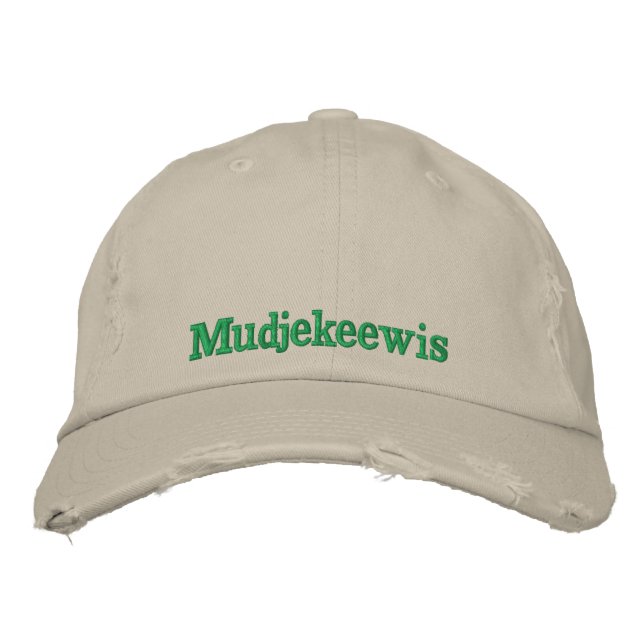 CAMP MUDJEKEEWIS EMBROIDERED HAT (Front)