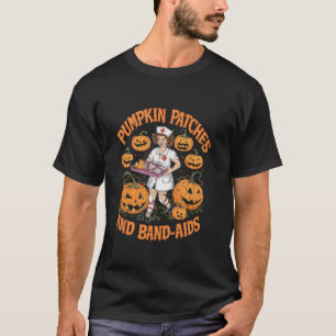 Camp Nurse Halloween Spooky Nursing Trick Or Treat T-Shirt