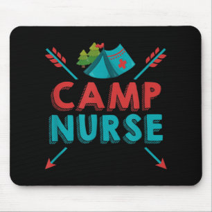 Camp Nurse Nursing RN Appreciation Camping Mouse Pad