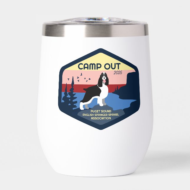 Camp Out 2025 Springer Wine Tumbler (Avant)