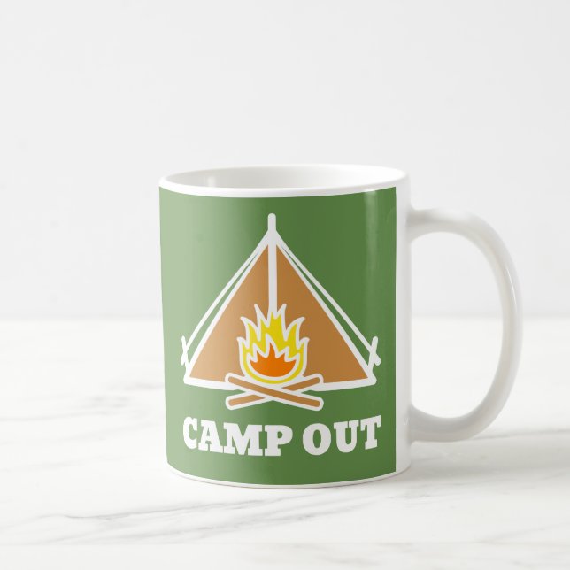 Camp out coffee mug (Right)
