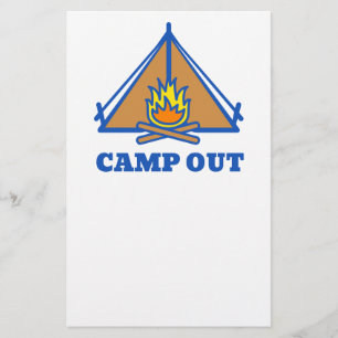 Camp out flyer