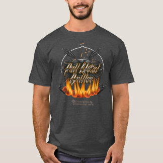 Camp Oven Design Full Metal Griller Dutch Oven T-Shirt