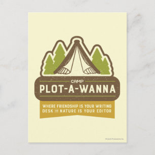 Camp Plot-A-Wanna Postcard