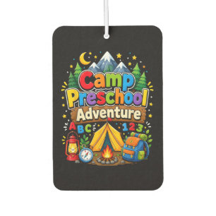 Camp Preschool Adventure Back to School First Day Air Freshener