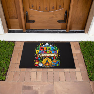 Camp Preschool Adventure Back to School First Day Doormat