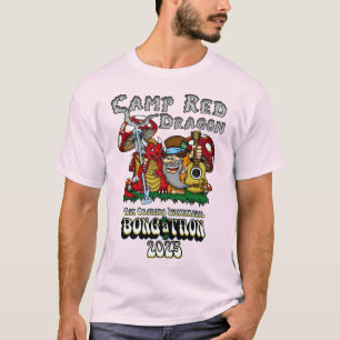 Camp Red Dragon 2025 B.A.T. L Pink Basic T-Shirt