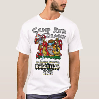 Camp Red Dragon 2025 B.A.T. White Basic T-Shirt