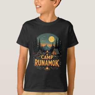 Camp Runamok Funny Camping Cabin Outdoor Adventure T-Shirt