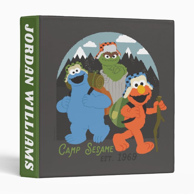 Camp Sesame Street EST. 1969 | Add Your Name Binder (Front/Spine)