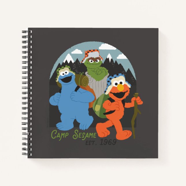 Camp Sesame Street EST. 1969 Notebook (Front)