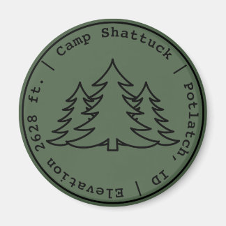 Camp Shattuck - Logo de timbre - Magnet