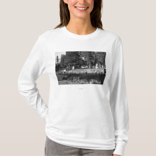Camp Sherman, Oregon view of Rogers Cabins T-Shirt