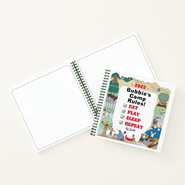 Camp  Sketchbook Notebook (Inside)