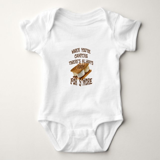 Camp Smores Baby Bodysuit (Front)
