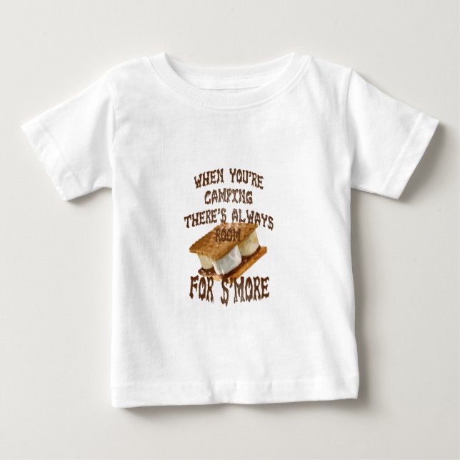 Camp Smores Baby T-Shirt (Front)