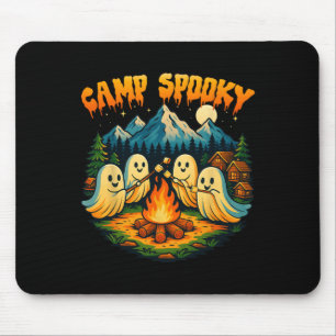 Camp Spooky Summerween Summer Halloween Cute Ghost Mouse Pad