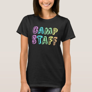 CAMP STAFF Campground Crew Director Team Host Vibe T-Shirt