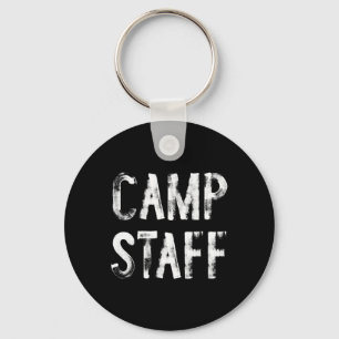 Camp Staff Counsellor Camping Keychain
