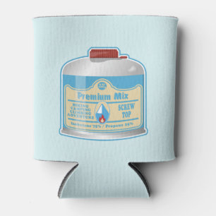 Camp stove fuel canistier propane isobutane can cooler