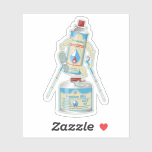 Camp stove gas canisters funny hiking