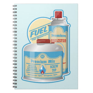 Camp Stove gas canisters Propane Butane Notebook