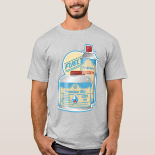 Camp Stove gas canisters Propane Butane T-Shirt