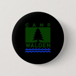 Camp Walden, Summer Camp Girls, Girls Summer Camp  2 Inch Round Button