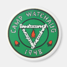 Camp Watchaug Logo Magnet