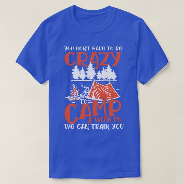 Camp with us T-Shirt (Design Front)