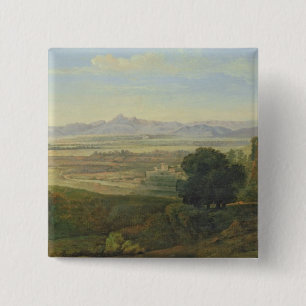 Campagna Landscape 2 Inch Square Button