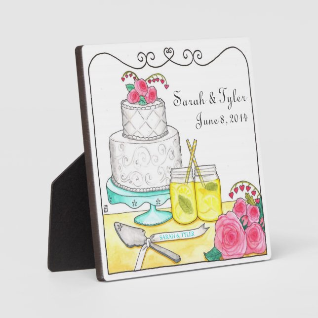Campagne Chic Mariage ou Plaque Anniversaire (Recto)