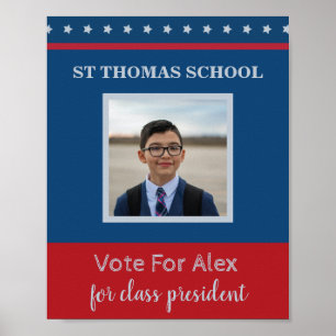 campagne électorale des étudiants avec affiche pho