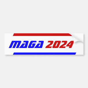 Campaign 2024 election MAGA President TRUMP Bumper Sticker