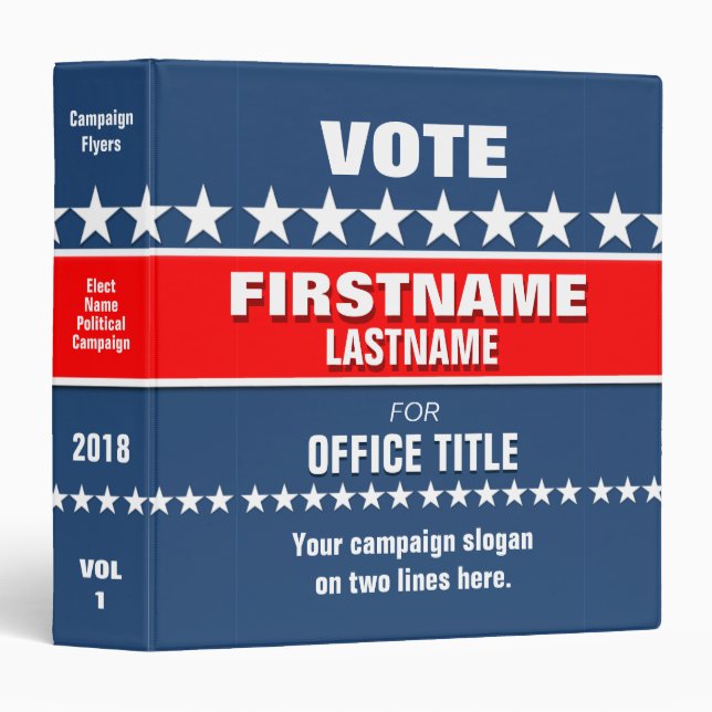 Campaign Organizer Binder (Front/Spine)