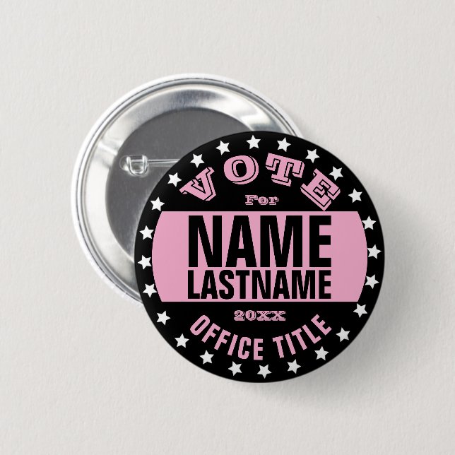 Campaign Template Custom 2 Inch Round Button (Front & Back)