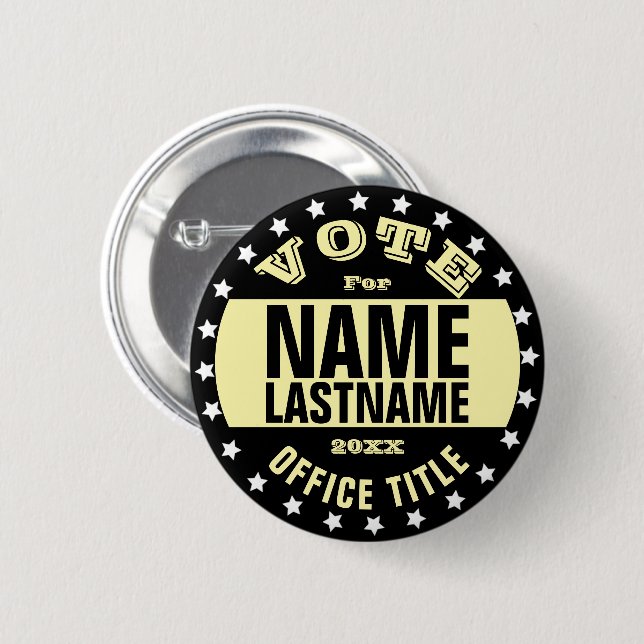 Campaign Template Custom 2 Inch Round Button (Front & Back)