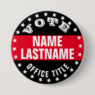 Campaign Template Custom 3 Inch Round Button