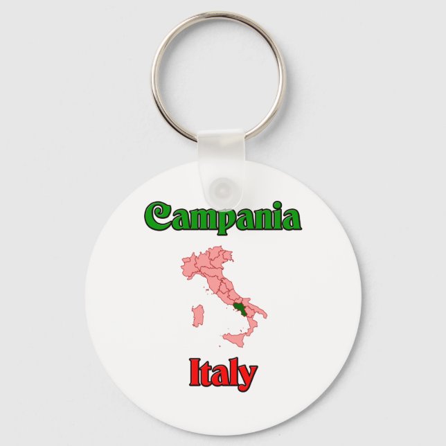 Campania Italy Keychain (Front)
