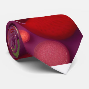 Campari Soda Grapefruit Colorful Pattern Tie